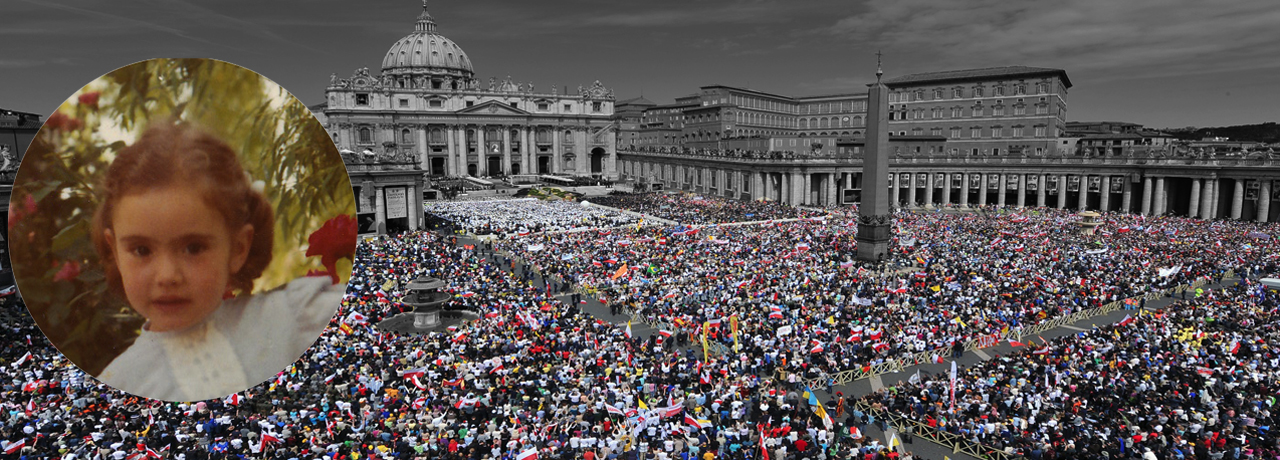 Laura, da piccola, avrebbe voluto fare il Papa …